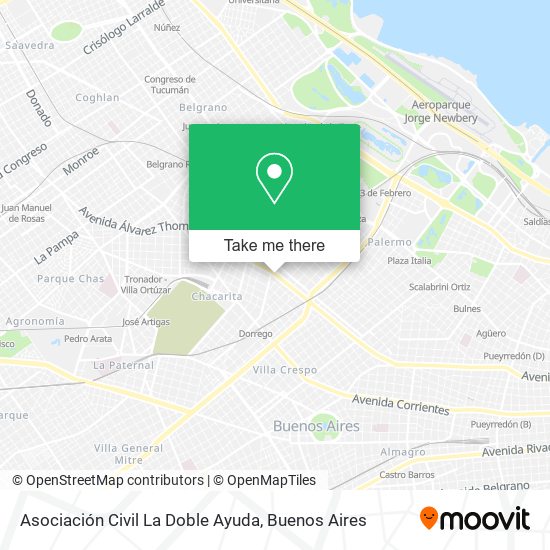 Mapa de Asociación Civil La Doble Ayuda