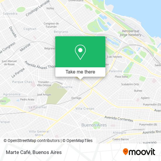 Mapa de Marte Café