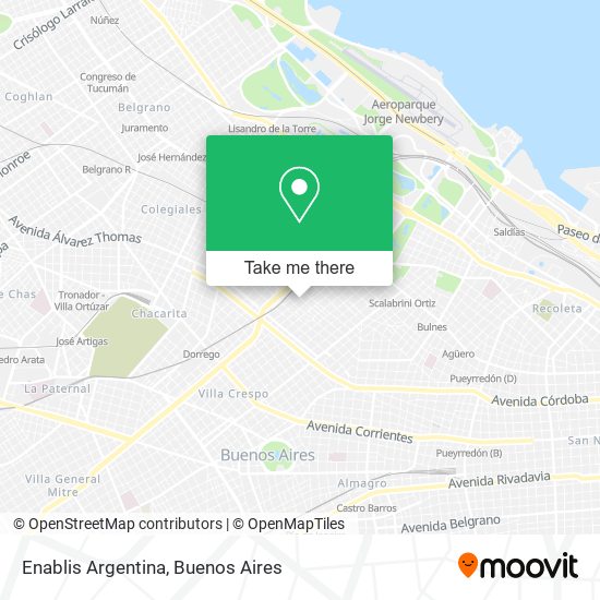 Enablis Argentina map