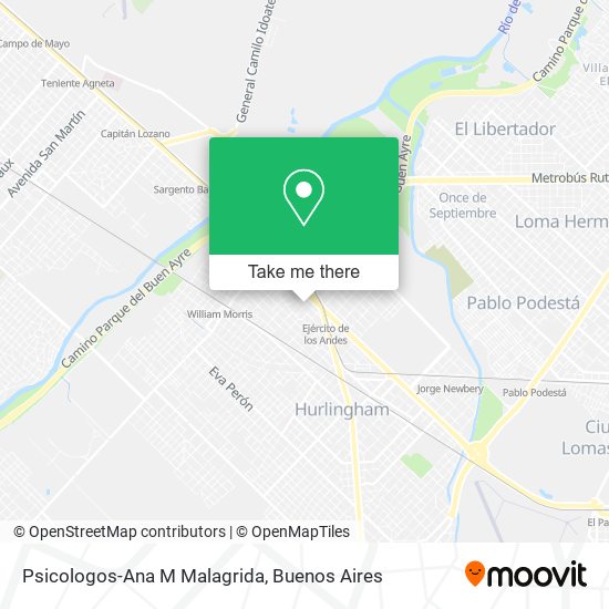 Mapa de Psicologos-Ana M Malagrida