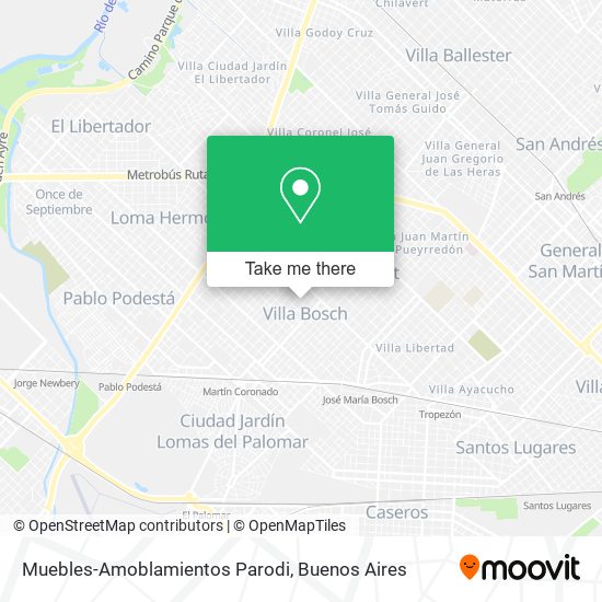 Muebles-Amoblamientos Parodi map