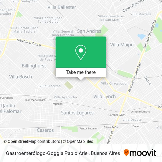 Gastroenterólogo-Goggia Pablo Ariel map