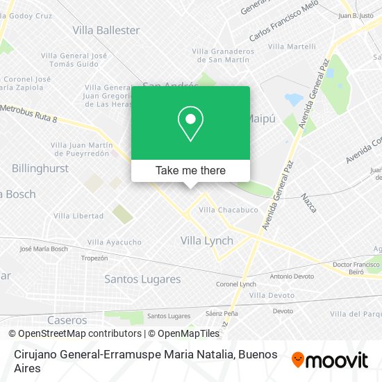 Cirujano General-Erramuspe Maria Natalia map