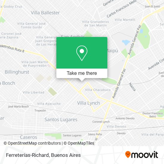 Mapa de Ferreterías-Richard