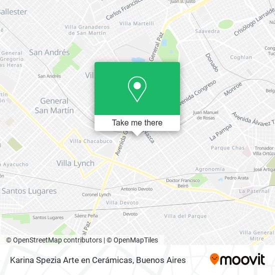 Karina Spezia Arte en Cerámicas map