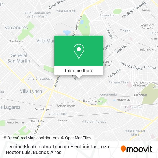 Tecnico Electricistas-Tecnico Electricistas Loza Hector Luis map