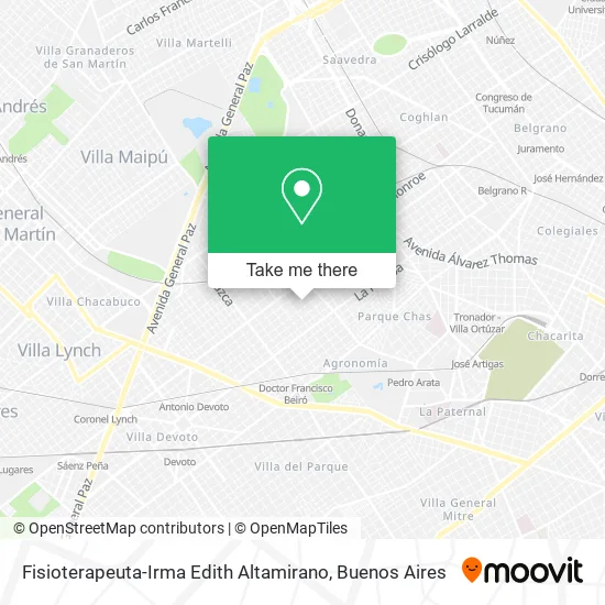 Mapa de Fisioterapeuta-Irma Edith Altamirano