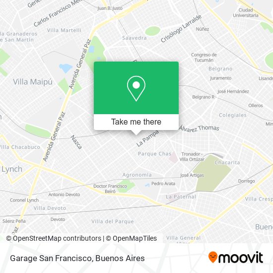 Garage San Francisco map