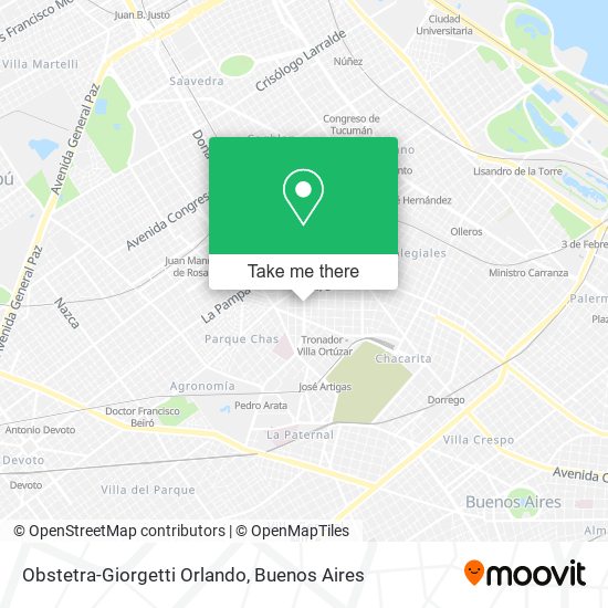 Mapa de Obstetra-Giorgetti Orlando