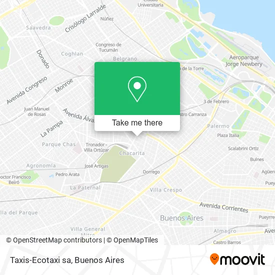 Taxis-Ecotaxi sa map
