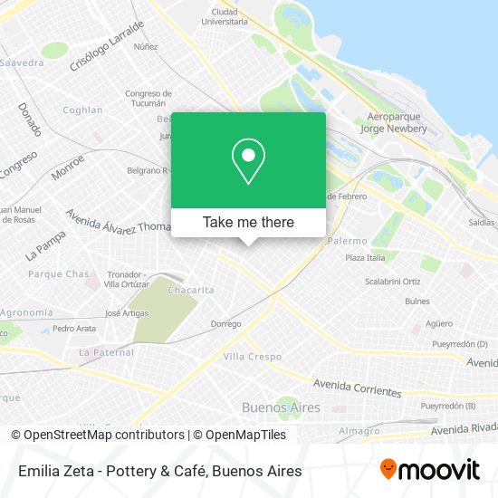 Mapa de Emilia Zeta - Pottery & Café