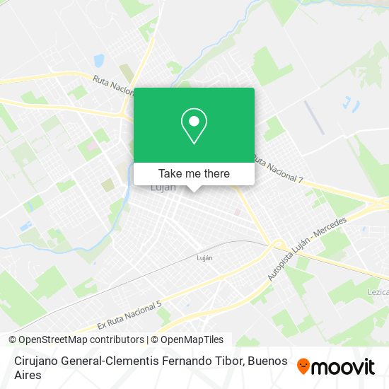 Mapa de Cirujano General-Clementis Fernando Tibor