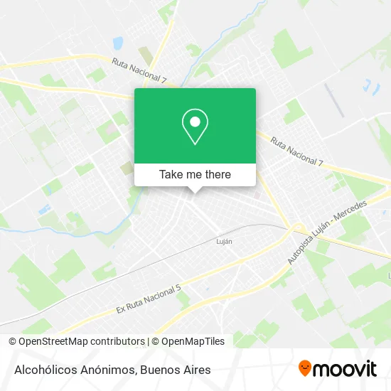 Mapa de Alcohólicos Anónimos