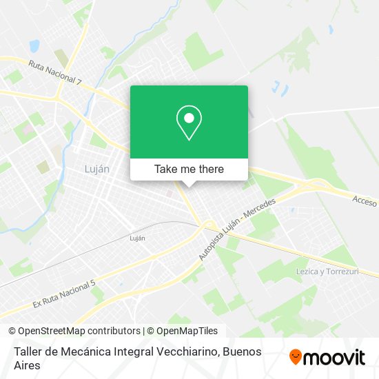 Mapa de Taller de Mecánica Integral Vecchiarino