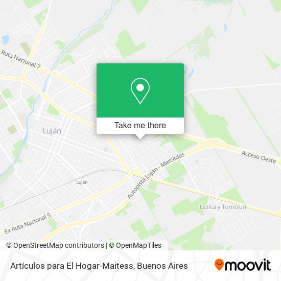 Artículos para El Hogar-Maitess map