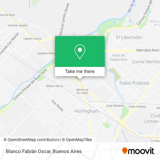 Blanco Fabián Oscar map
