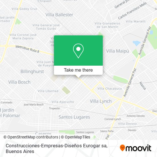 Construcciones-Empresas-Diseños Eurogar sa map