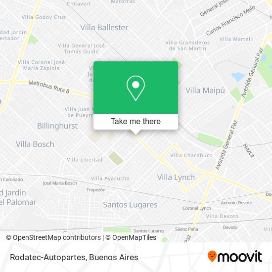 Rodatec-Autopartes map