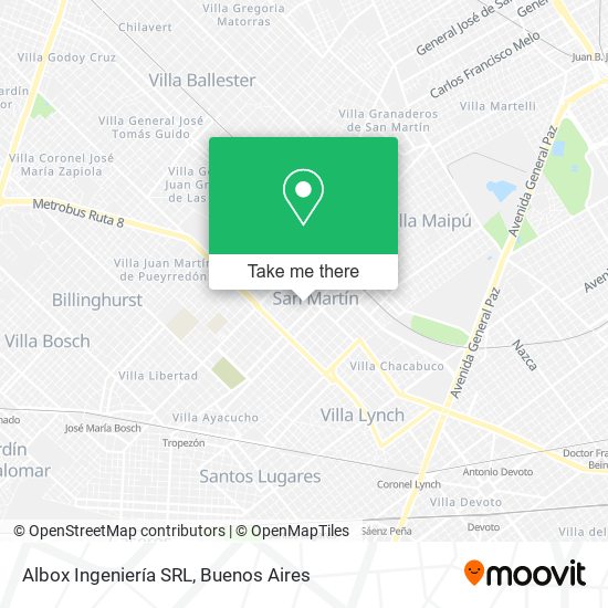 Mapa de Albox Ingeniería SRL