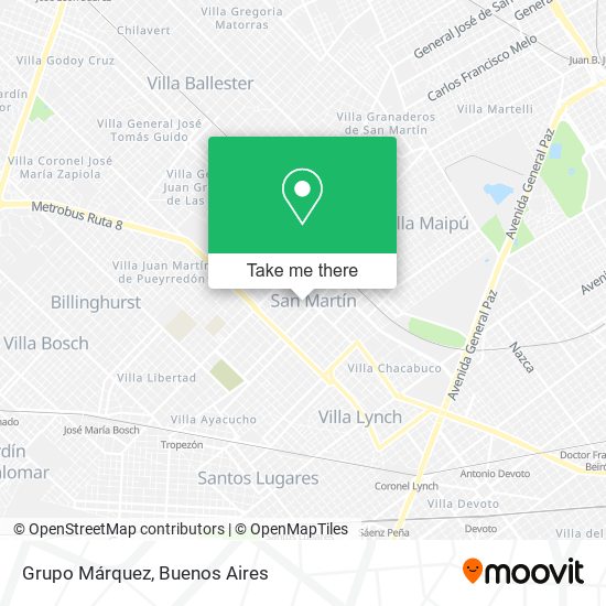 Grupo Márquez map