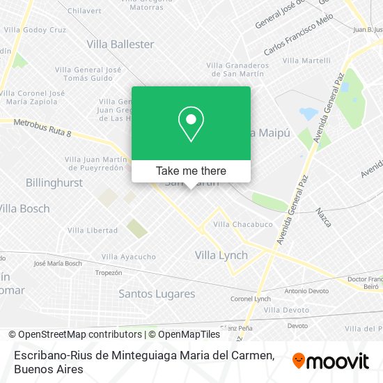 Escribano-Rius de Minteguiaga Maria del Carmen map