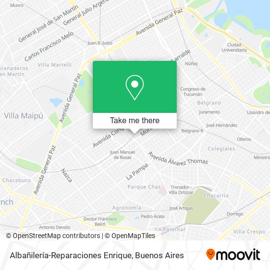 Albañilería-Reparaciones Enrique map