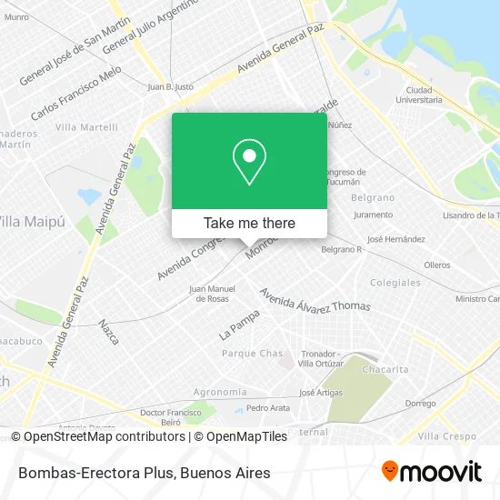 Bombas-Erectora Plus map