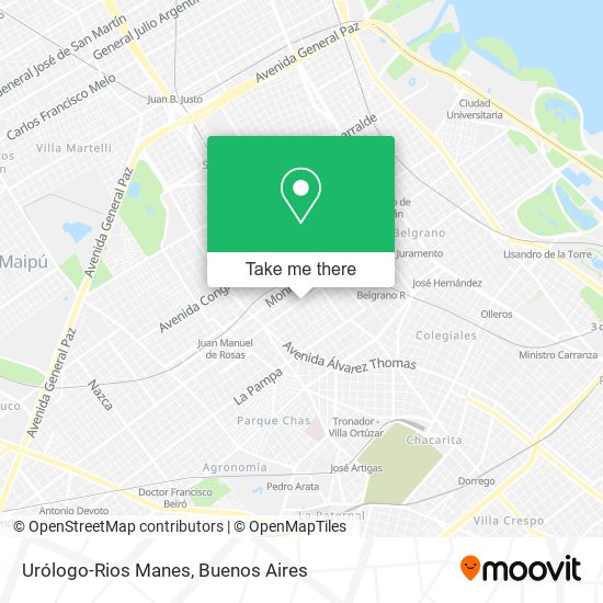 Urólogo-Rios Manes map