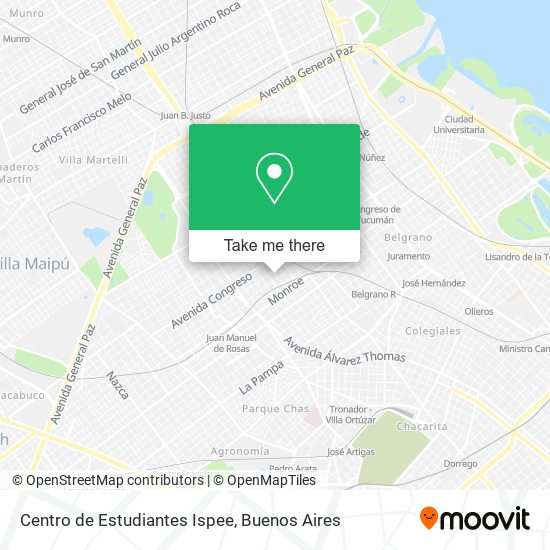 Centro de Estudiantes Ispee map