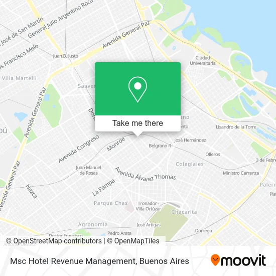 Msc Hotel Revenue Management map