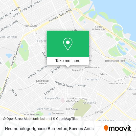 Neumonólogo-Ignacio Barrientos map