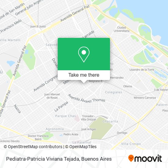 Pediatra-Patricia Viviana Tejada map