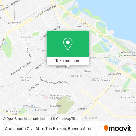 Asociación Civil Abre Tus Brazos map