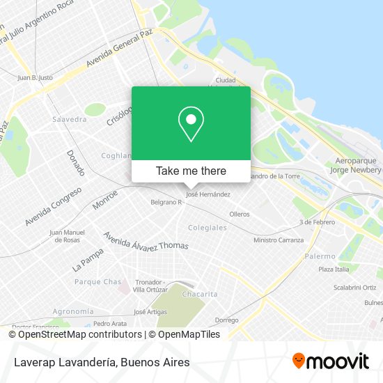 Laverap Lavandería map