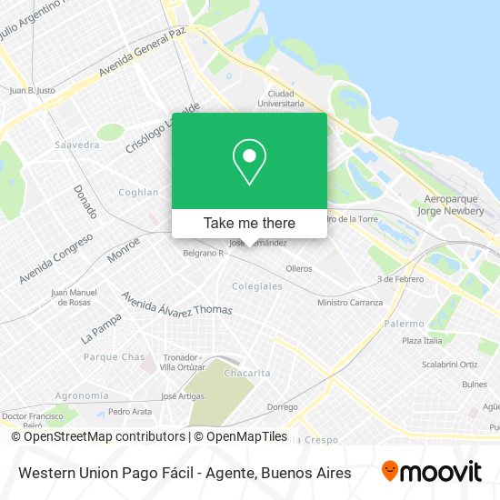 Western Union Pago Fácil - Agente map