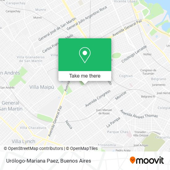 Urólogo-Mariana Paez map