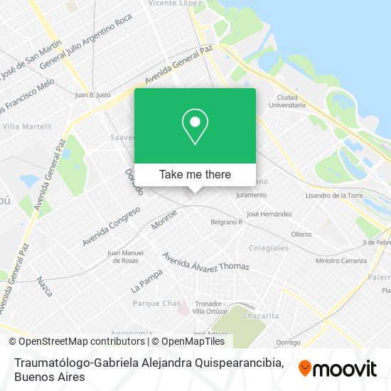 Mapa de Traumatólogo-Gabriela Alejandra Quispearancibia