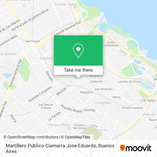 Mapa de Martillero Público-Ciamarra Jose Eduardo
