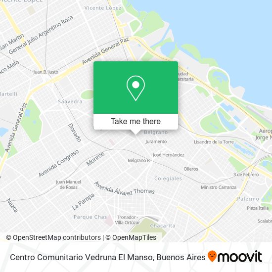 Centro Comunitario Vedruna El Manso map