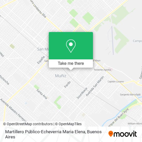 Martillero Público-Echeverria Maria Elena map