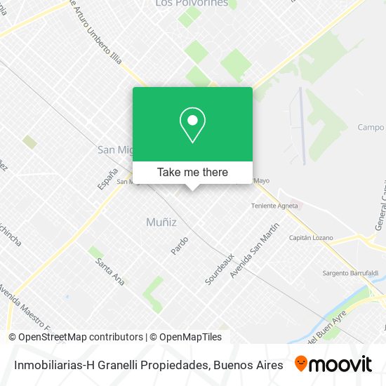 Inmobiliarias-H Granelli Propiedades map