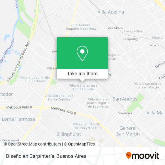 Diseño en Carpintería map