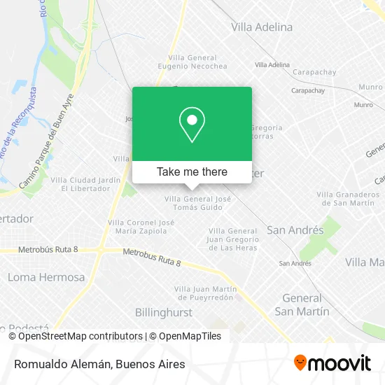Mapa de Romualdo Alemán