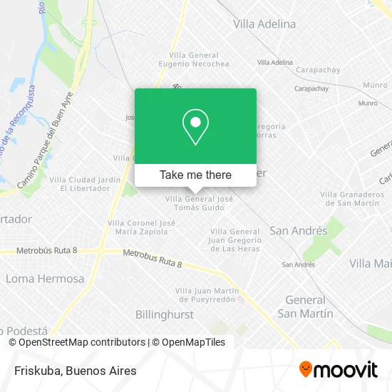 Friskuba map