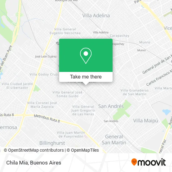 Chila Mia map