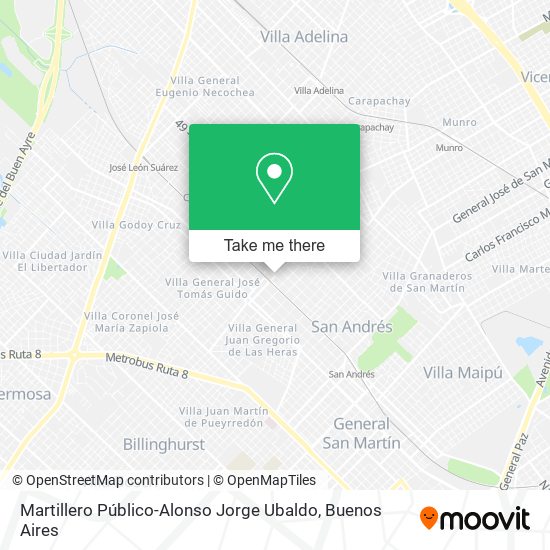 Mapa de Martillero Público-Alonso Jorge Ubaldo