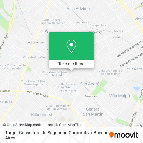 Target Consultora de Seguridad Corporativa map