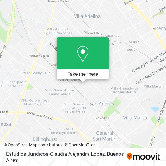 Estudios Juridicos-Claudia Alejandra López map