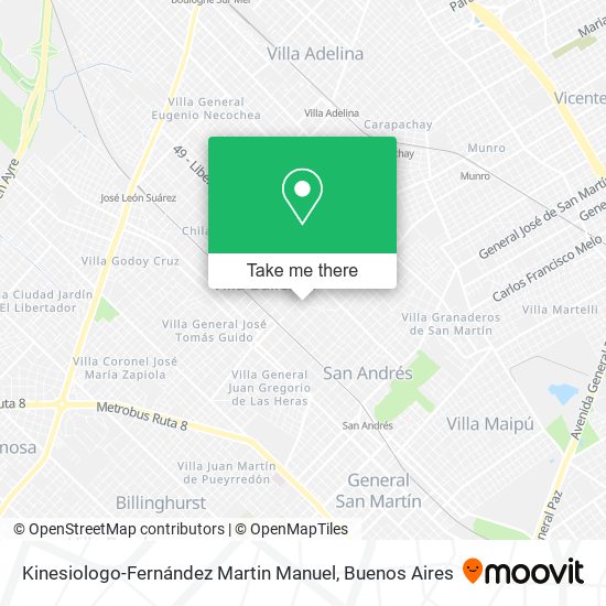 Kinesiologo-Fernández Martin Manuel map