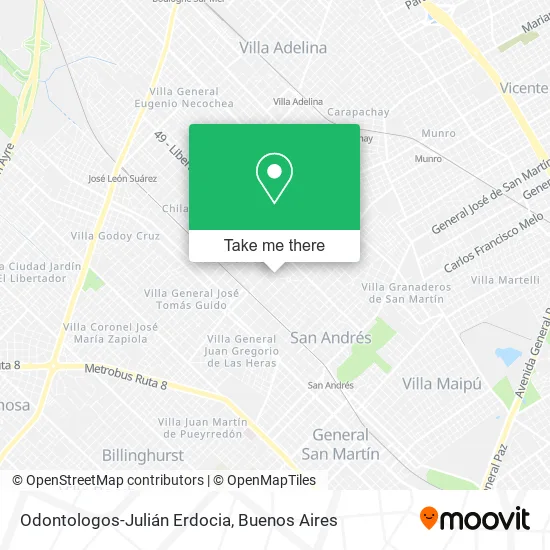 Mapa de Odontologos-Julián Erdocia